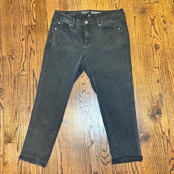 Torrid Perfect Boyfriend Ankle Vintage Stretch Jean. Size 14R - Picture 2 of 5
